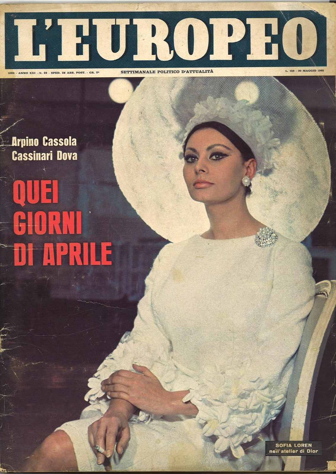 L'EUROPEO 30 MAGGIO 1965 - QUEI GIORN IDI APRILE 1945