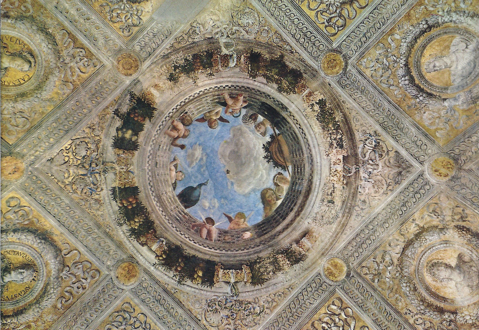 MANTOVA - CASTELLO S. GIORGIO - SALA DEGLI SPOSI - SOFFITTO 