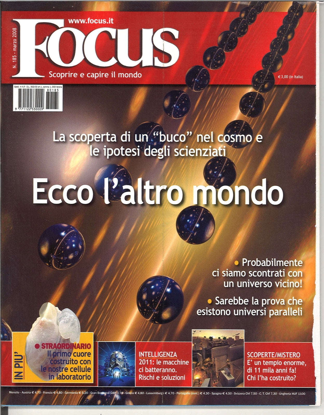 FOCUS N. 185 - ECCO L'ALTRO MONDO