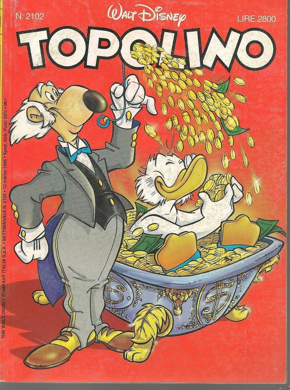 TOPOLINO N° 2102 - 12 MARZO 1996