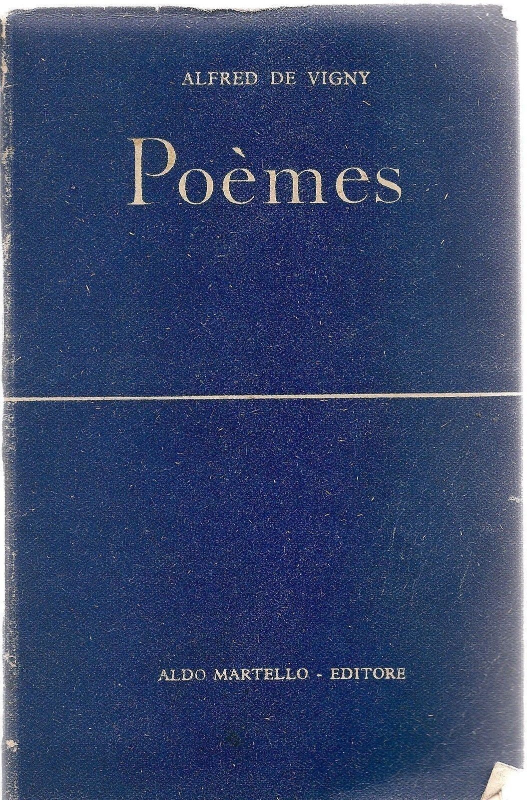 POEMES - ALFRED DE VIGNY (FRENCH TEXT)