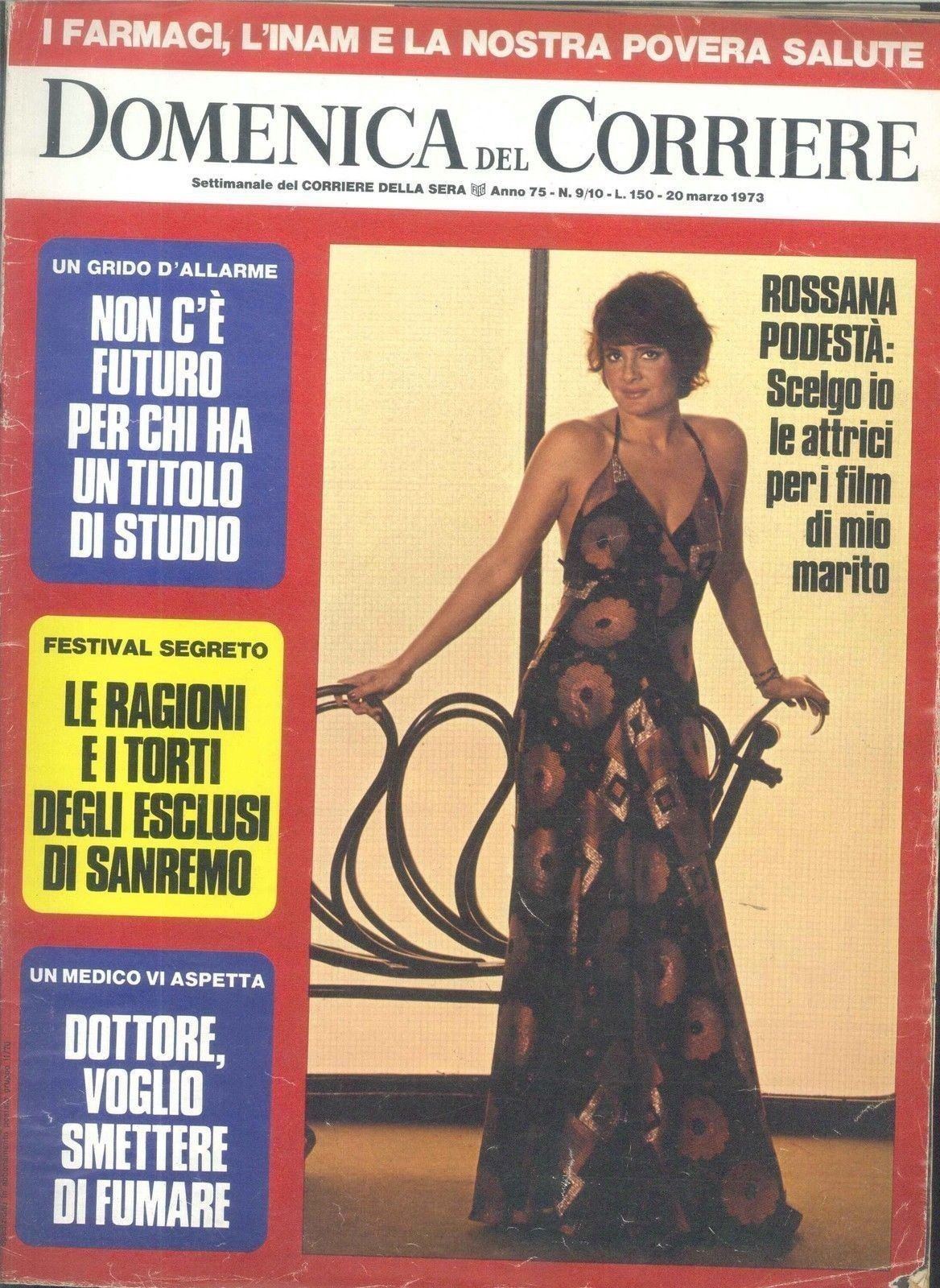 DOMENICA DEL CORRIERE N 9/10 - 20 MARZO 1973