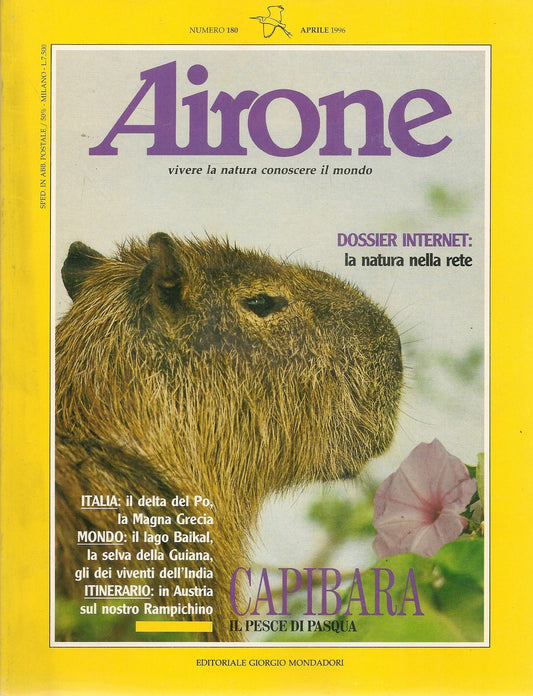 AIRONE N. 180 - APRILE 1996 - CAPIBARA