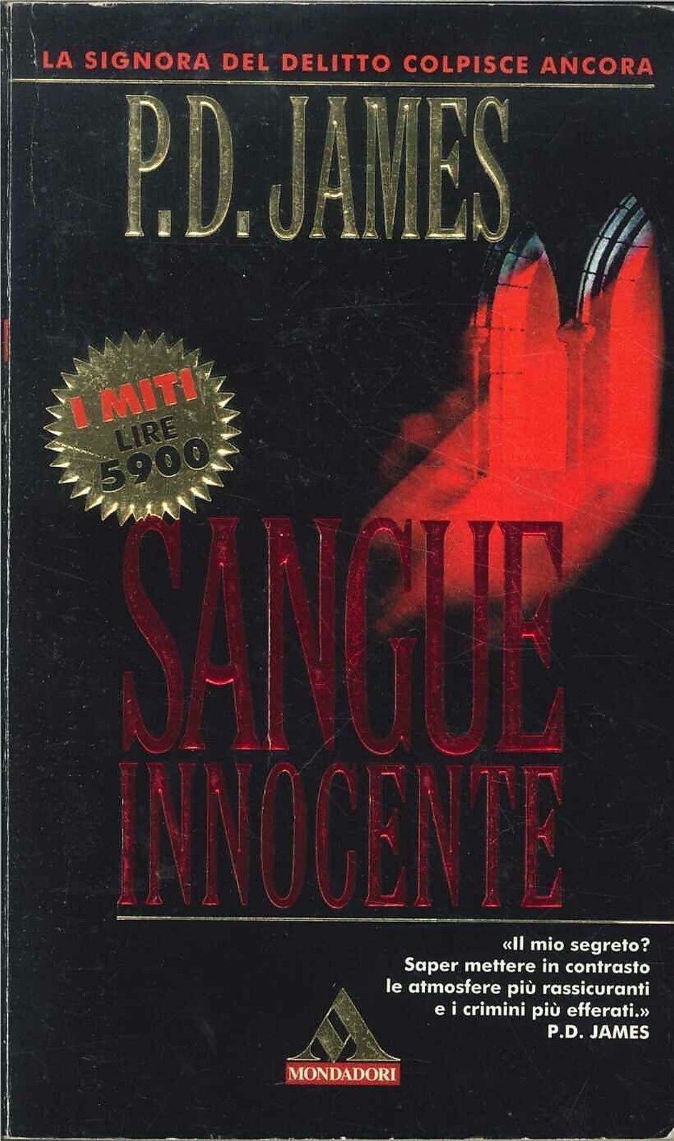 SANGUE INNOCENTE - P.D. JAMES -ED. I MITI 1996