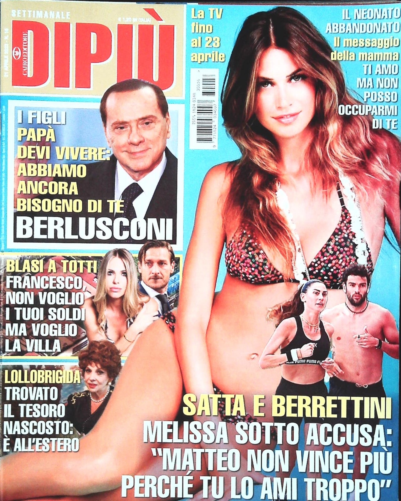 DI PIU 21 APRILE 2023 - SATTA-BERRETTINI-BLASI-TOTTI-LOLLOBRIGIDA
