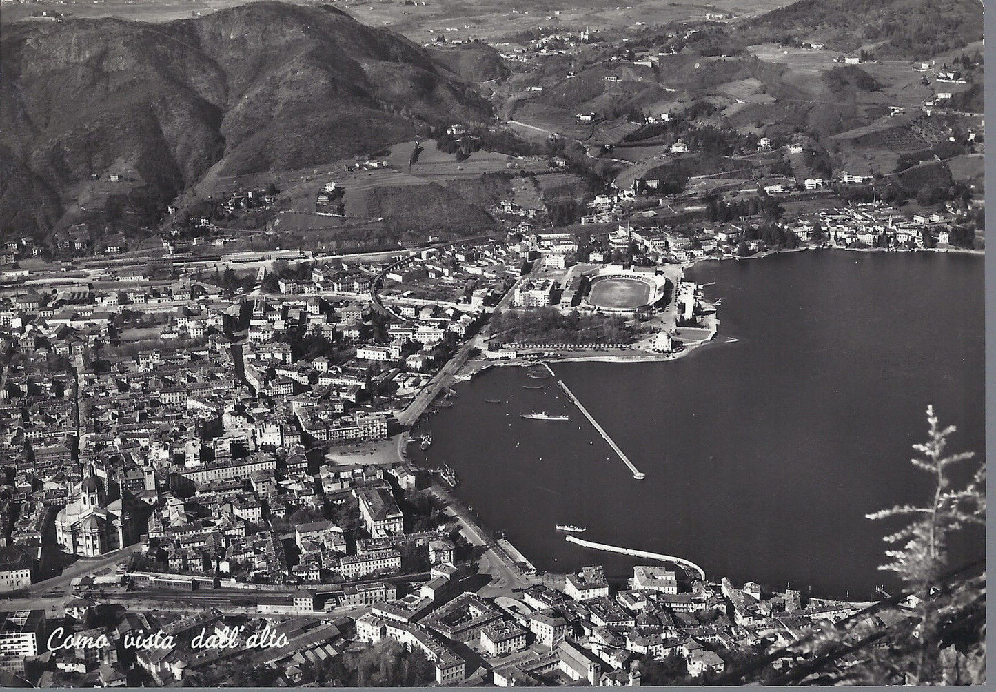 COMO VISTA DALL'ALTO - V 1956