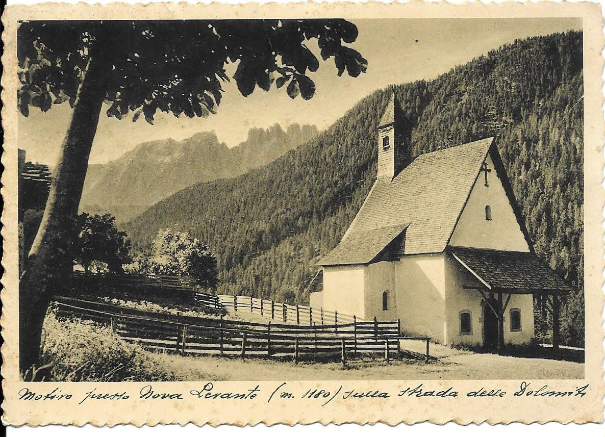 NOVA LEVANTE - MOTIVO SULLA STRADA DELLE DOLOMITI - V1938