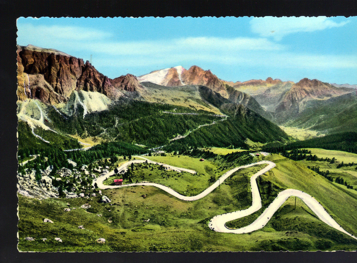 STRADA DELLE DOLOMITI AL PASSO SELLA VERSO LA MARMOLADA - NV