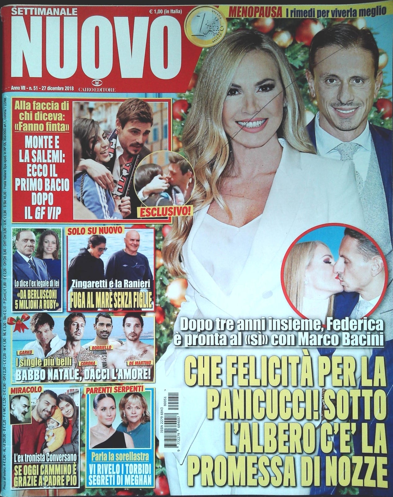 SETTIMANALE NUOVO 27 DICEMBRE 2018 - PANICUCCI-MONTE SALEMI-ZINGARETTI