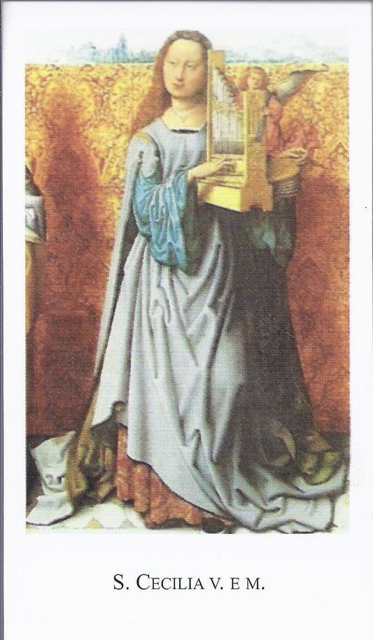S. CECILIA V. e M. - SANTINO - AS014-025 - Ed. Paco