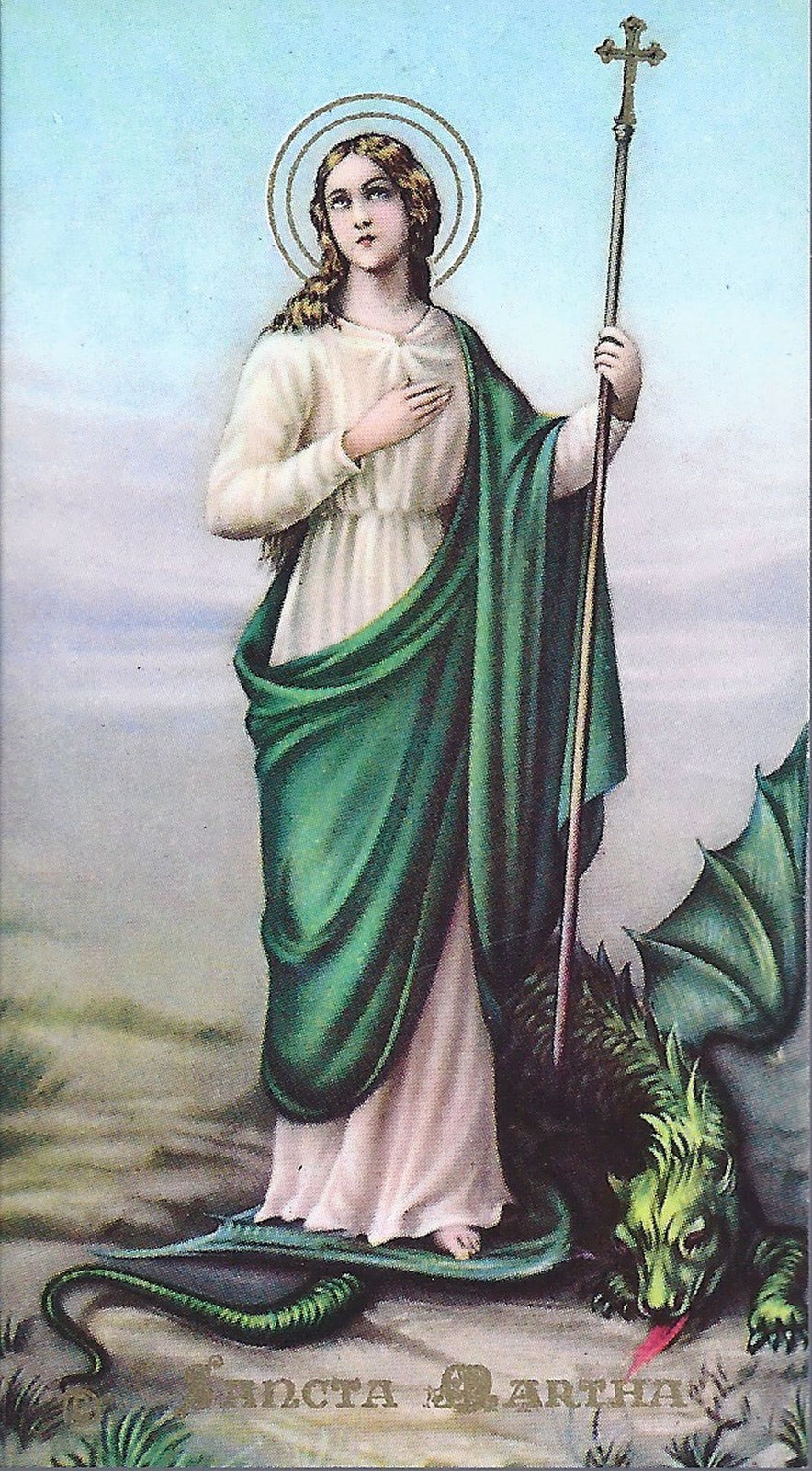 SANCTA MARTHA - SANTINO HOLY CARD - AS015-293 - Ed. NB - spa