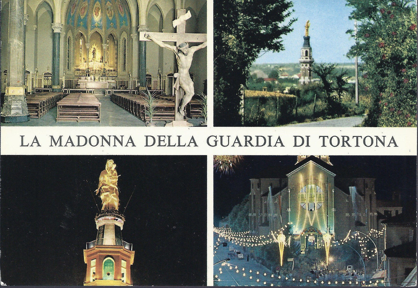 TORTONA - LA MADONNA DELLA GUARDIA - 4 VEDUTE - V1975