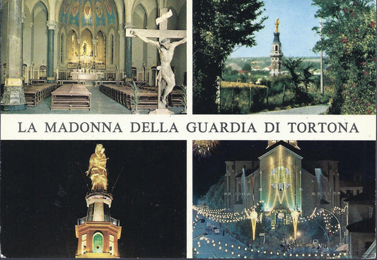 TORTONA - LA MADONNA DELLA GUARDIA - 4 VEDUTE - V1975
