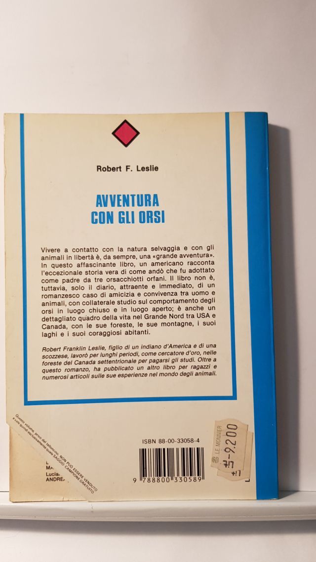 AENTURA CON GLI ORSI - ROBERT F. LESLIE - SALANI 1983