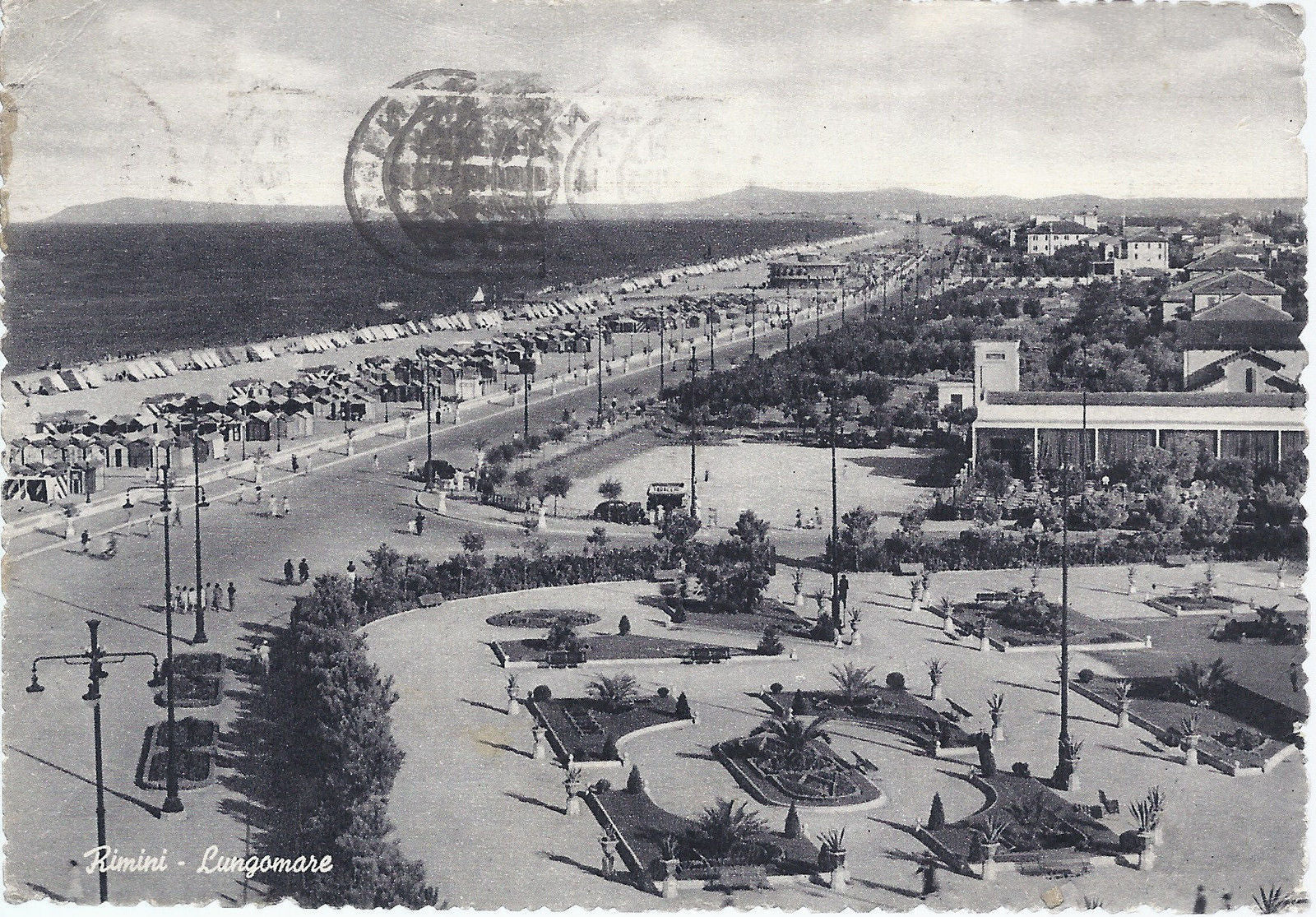 RIMINI - LUNGOMARE - V 1954 - FG - finitura opaca