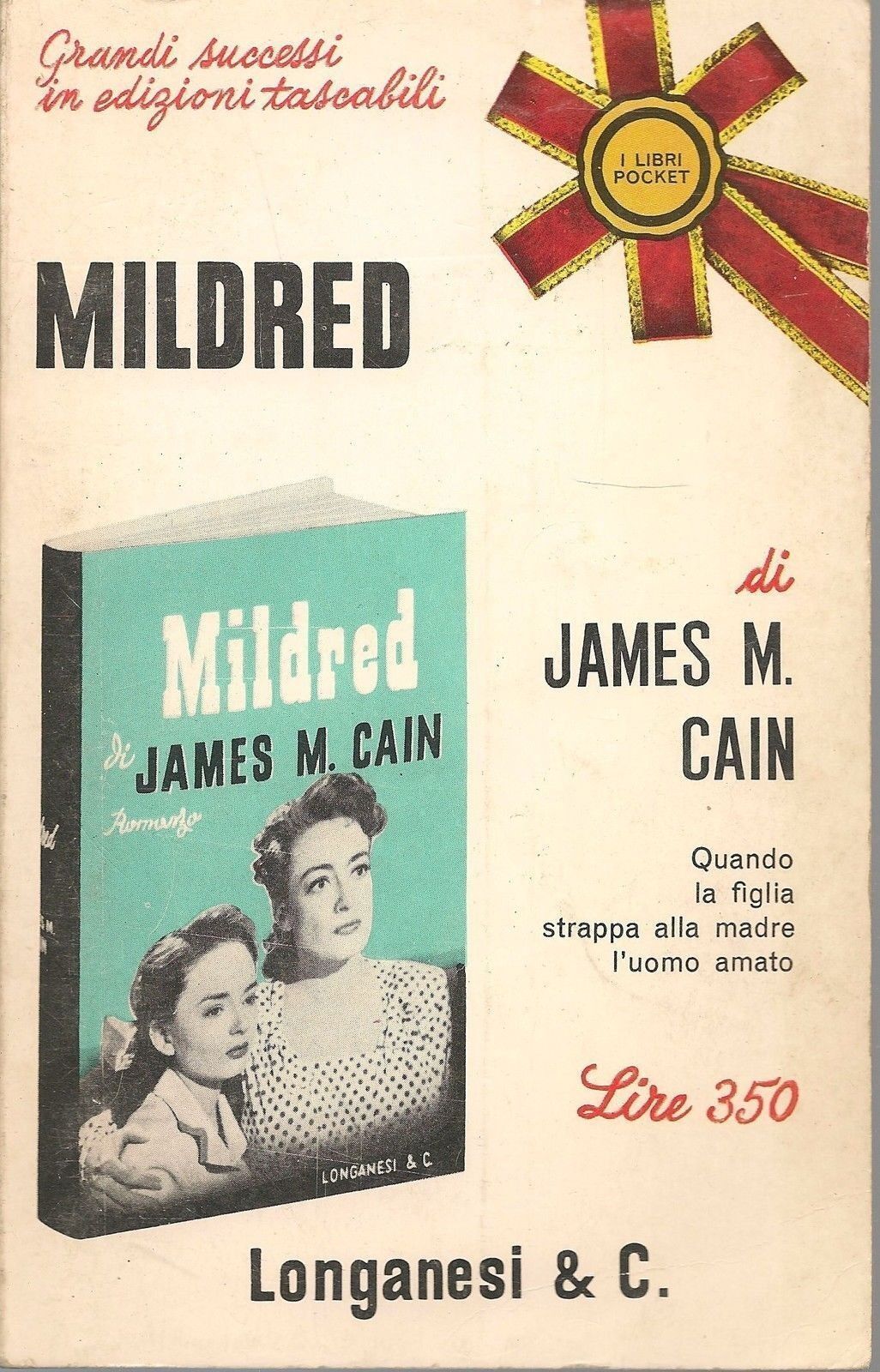 MILDRED - JAMES M. CAIN - ED. POCKET LONGANESI 1966 - OUTLET DEL LIBRO