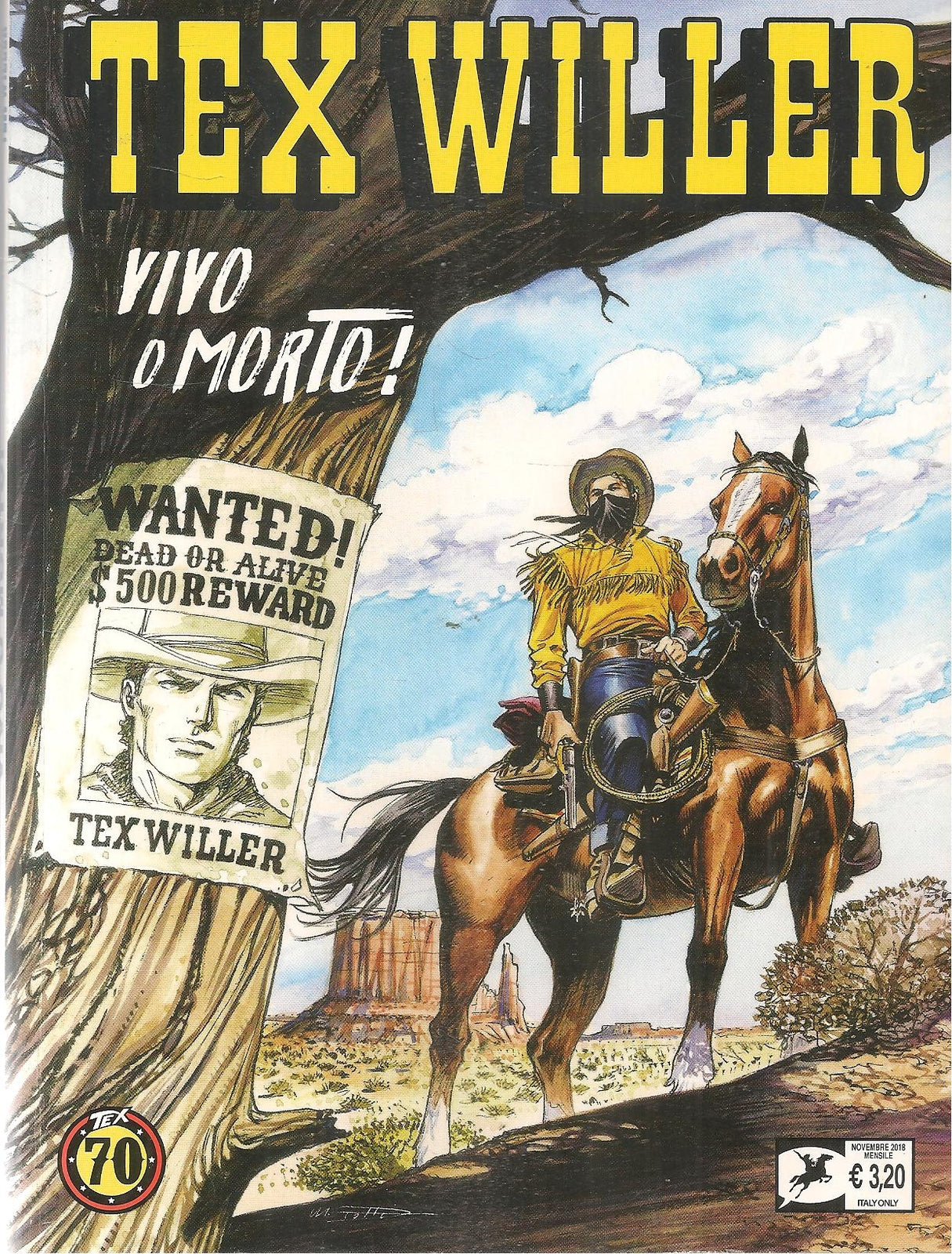 TEX WILLER N. 1 - VIVO O MORTO
