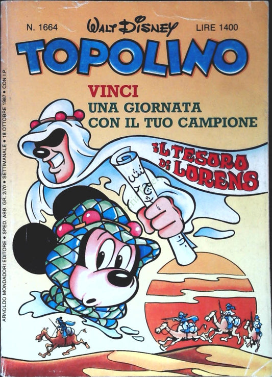 TOPOLINO N. 1664 - 18 OTTOBRE 1987