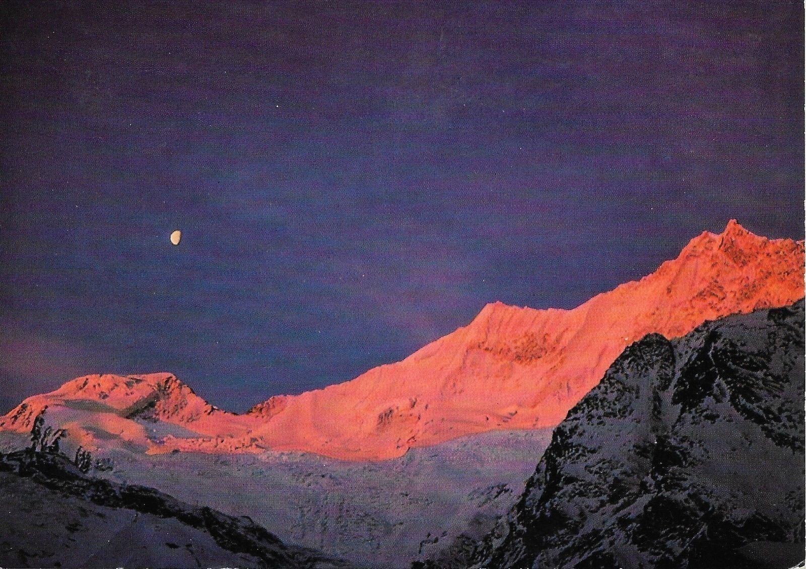 SONNENAUFGANG IN SAAS FEE - PANORAMA - NV/NG