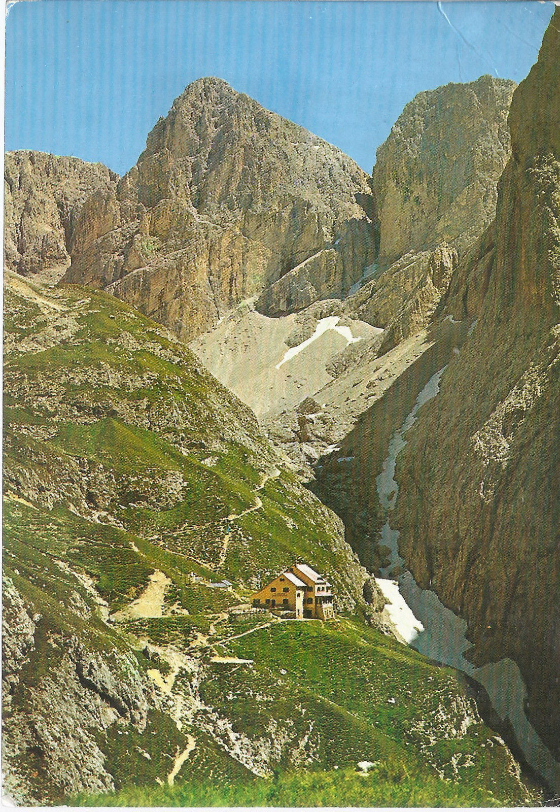 DOLOMITI - GR. DEL CATINACCIO - RIFUGIO BERGAMO - CRODA DEL 