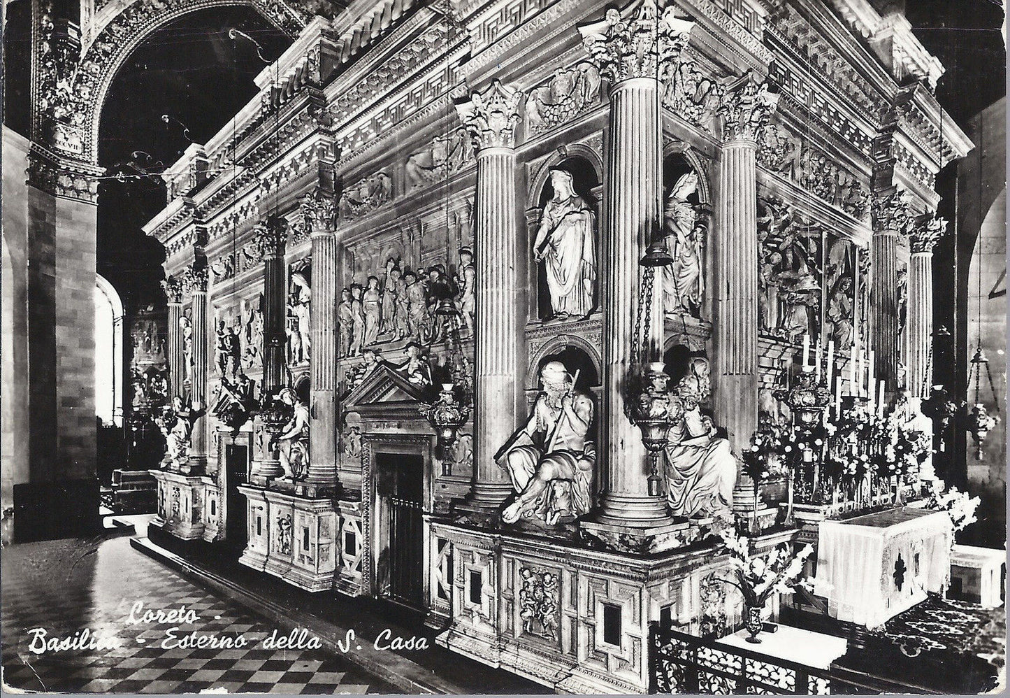 LORETO - BASILICA - ESTERNO DELLA S. CASA - V1963