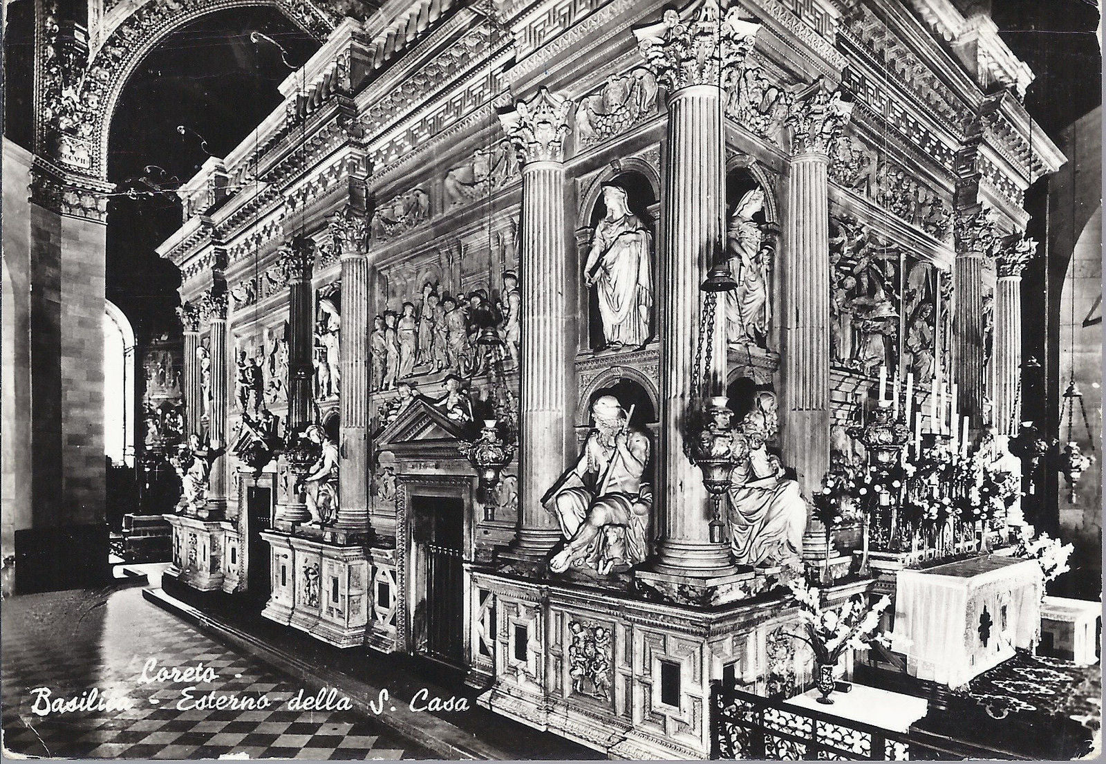 LORETO - BASILICA - ESTERNO DELLA S. CASA - V1963