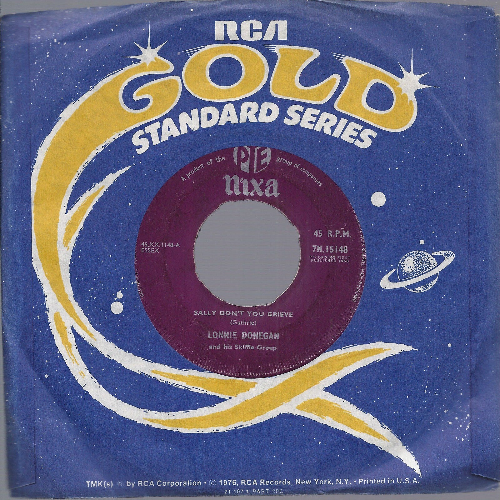 SALLY DON'T YOU GRIEVE - BETTY, BETTY, BETTY -- LONNIE DONEGAN