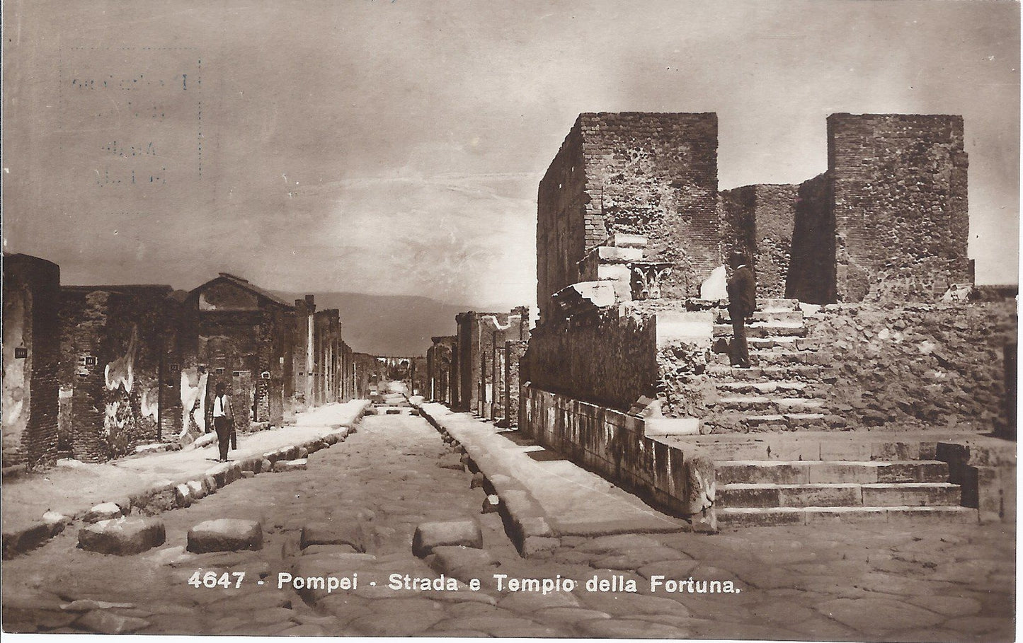 POMPEI - STRADA E TEMPIO DELLA FORTUNA - NV - FP - Ed. Tramp