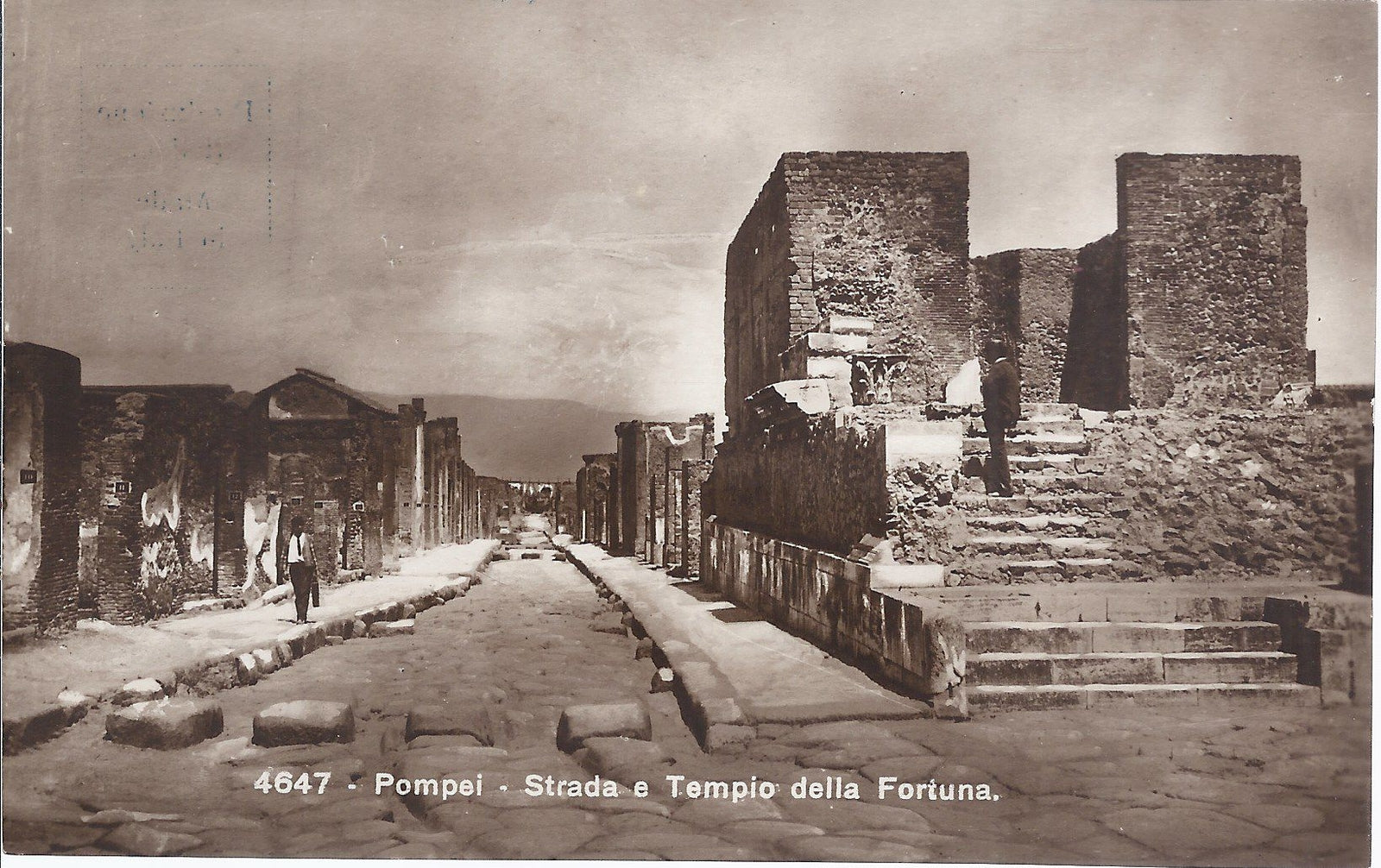 POMPEI - STRADA E TEMPIO DELLA FORTUNA - NV - FP - Ed. Tramp