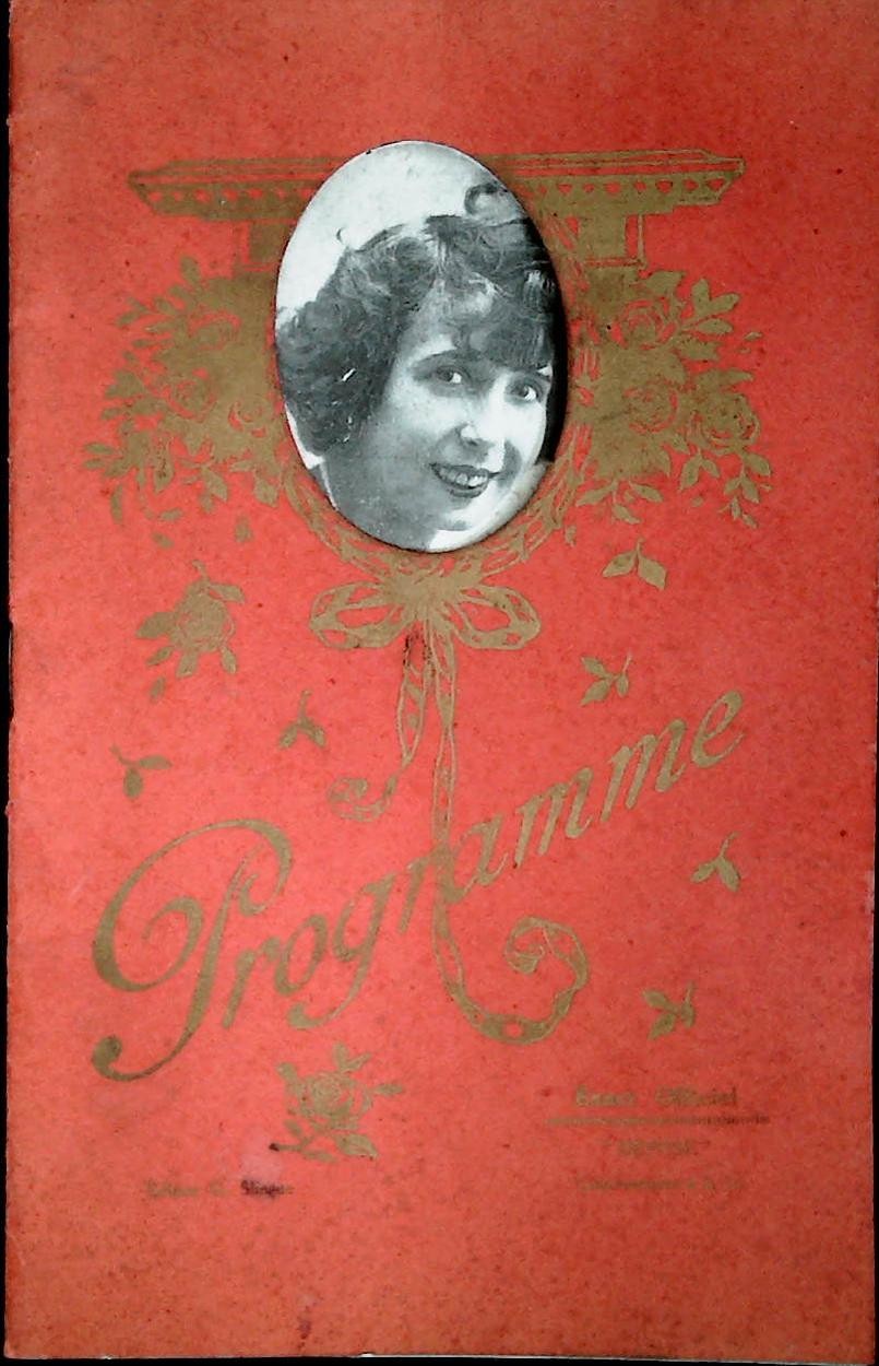 FOLIES EN FOLIE - MISTINGUETT - PROGRAMME