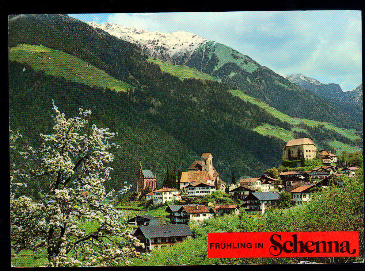 SCENA , VISTA SULLA VAL PASSIRIA - SCHENNA GEGEN PASSEIERTAL
