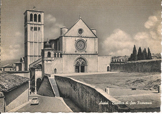 ASSISI - BASILICA DI SAN FRANCESCO - PANORAMA - NV