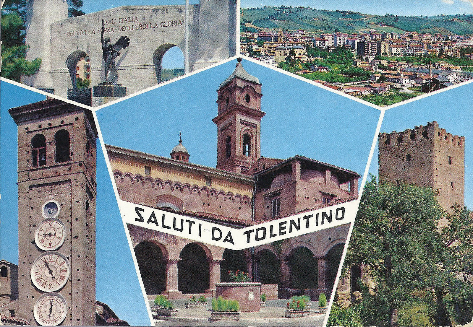 TOLENTINO - SALUTI - 5 VEDUTE - V 1978 - FG