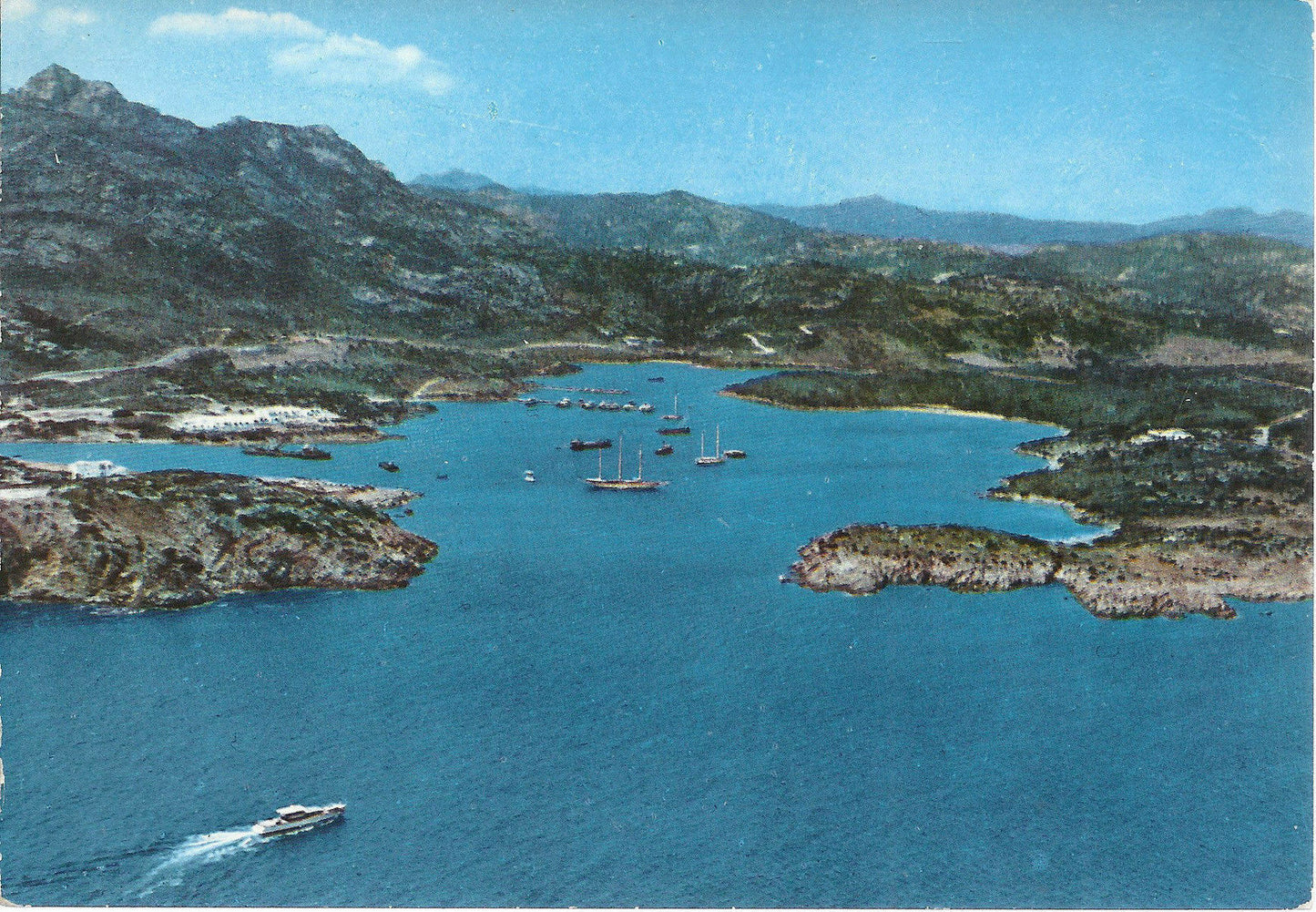PORTO CERVO - COSTA SMERALDA - VEDUTA AEREA - V 1966 - FG