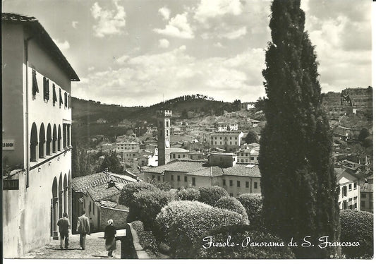 FIESOLE - PANORAMA DA SAN FRANCESCO - VIAGGIATA