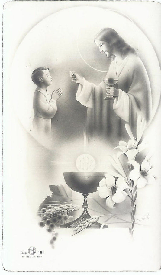 SANTINO - GESU' - PRIMA COMUNIONE - senza data - AS011-