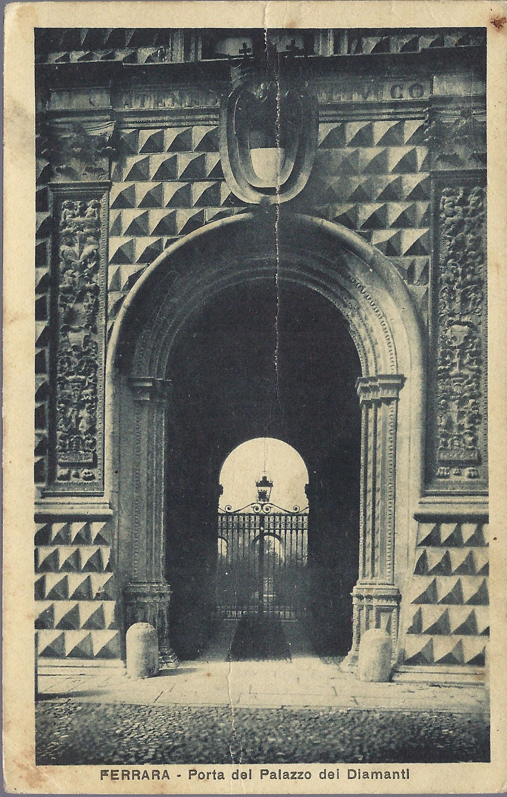 FERRARA - PORTA DEL PALAZZO DEI DIAMANTI - V 1925 - FP