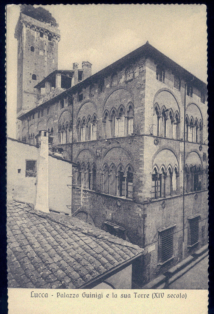 LUCCA - PALAZZO GUINIGI E LA SUA TORRE (XIV SECOLO) - NV