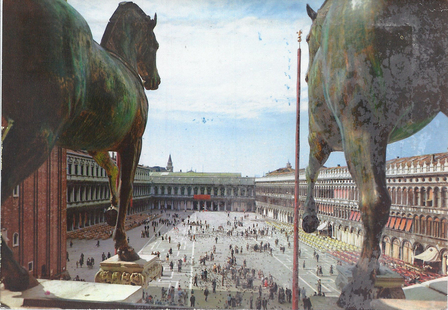 VENEZIA - PIAZZA S. MARCO DALLA BASILICA - V 1958 - FG