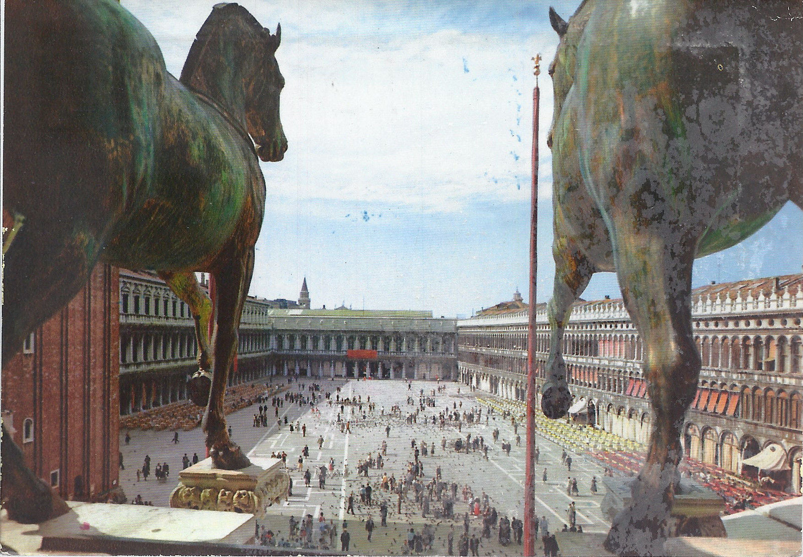 VENEZIA - PIAZZA S. MARCO DALLA BASILICA - V 1958 - FG