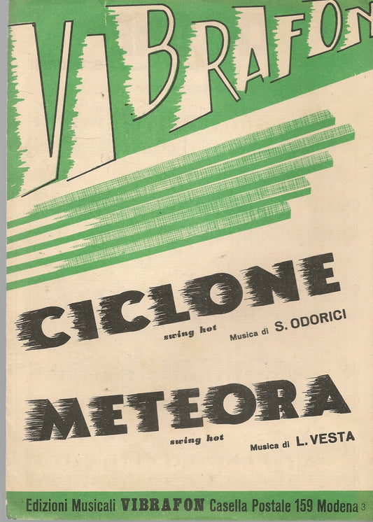 CICLONE - METEORA - SPARTITO SHEET MUSIC