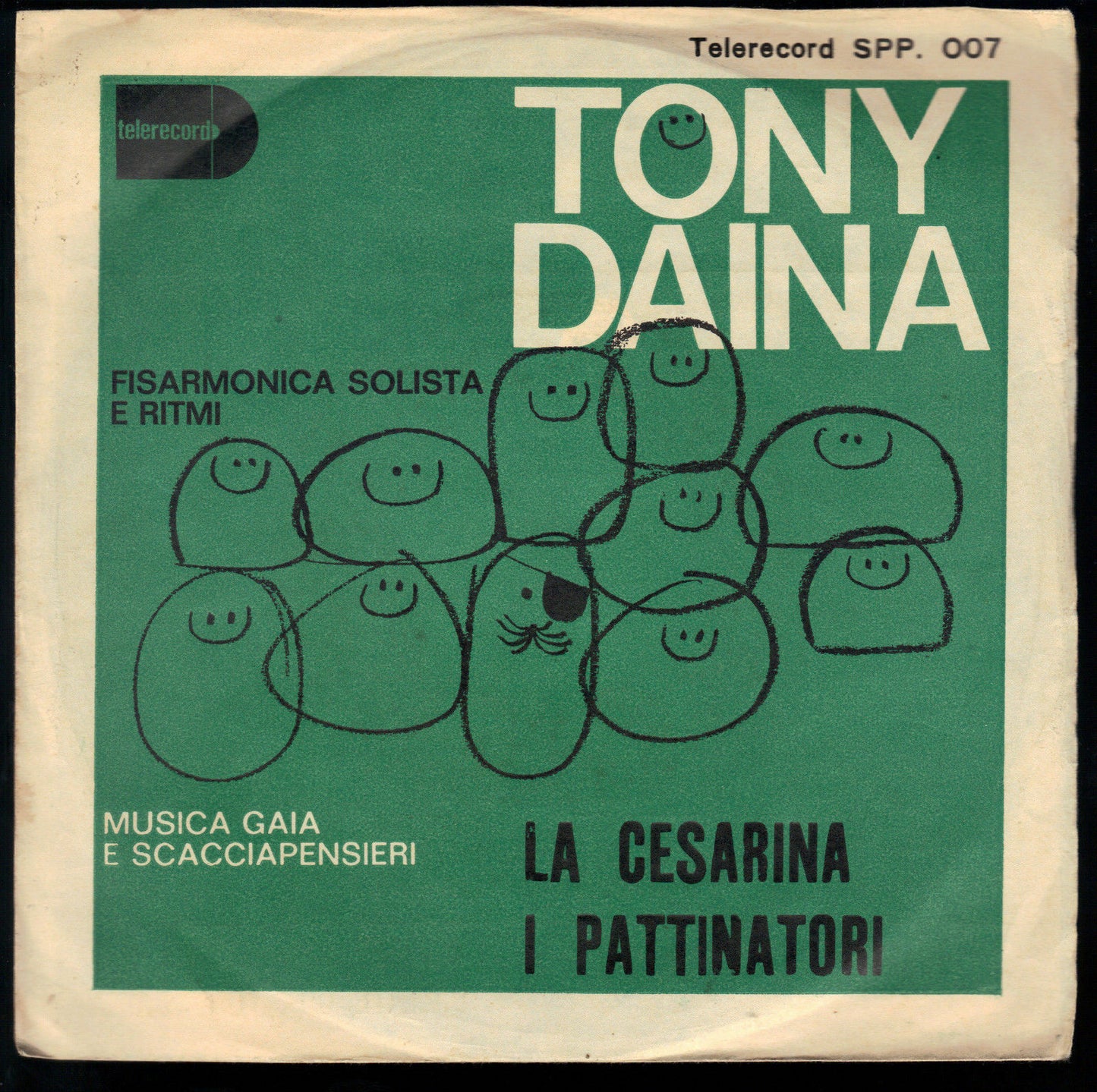 LA CESARINA - I PATTINATORI --- TONY DAINA