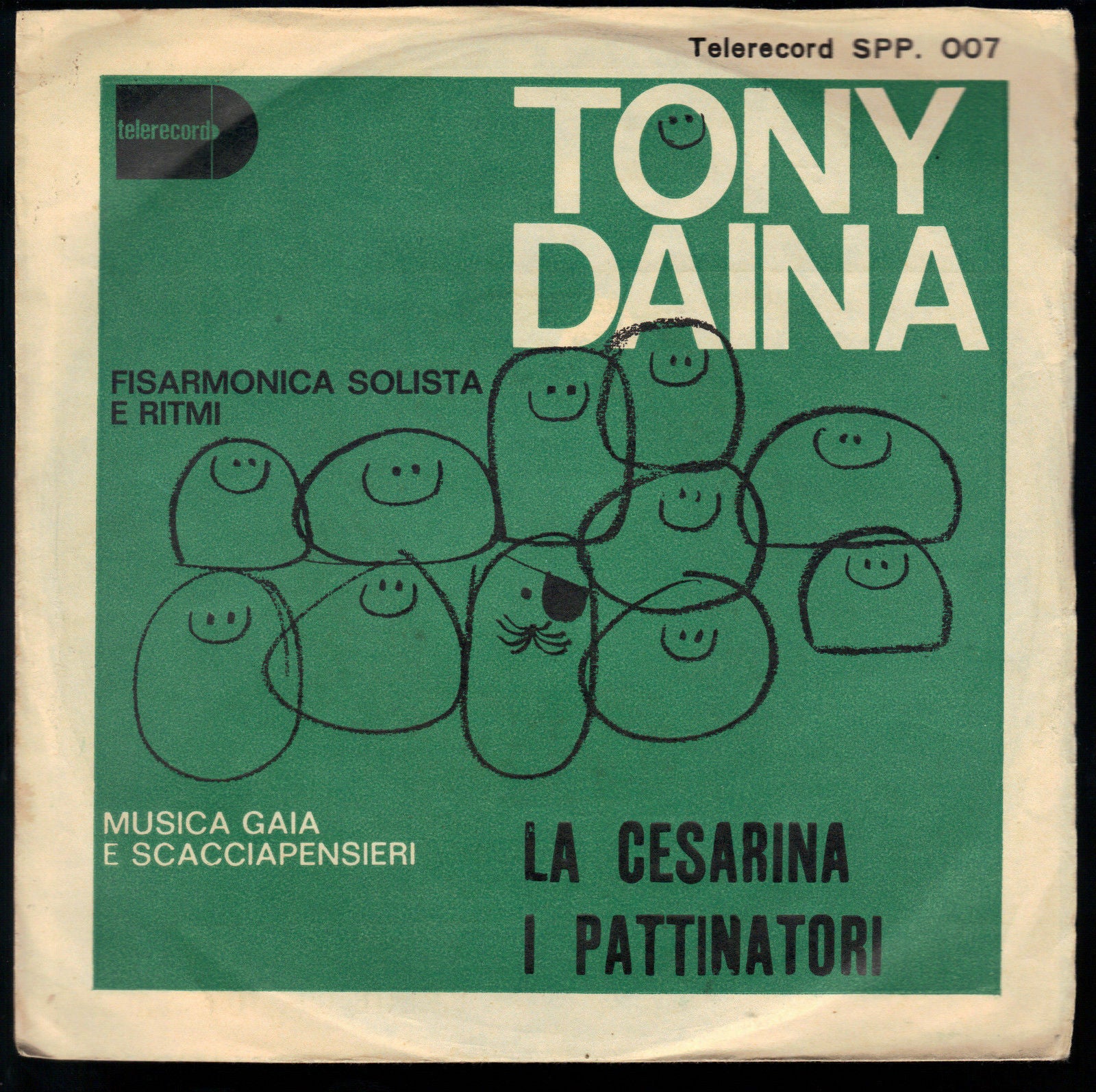 LA CESARINA - I PATTINATORI --- TONY DAINA