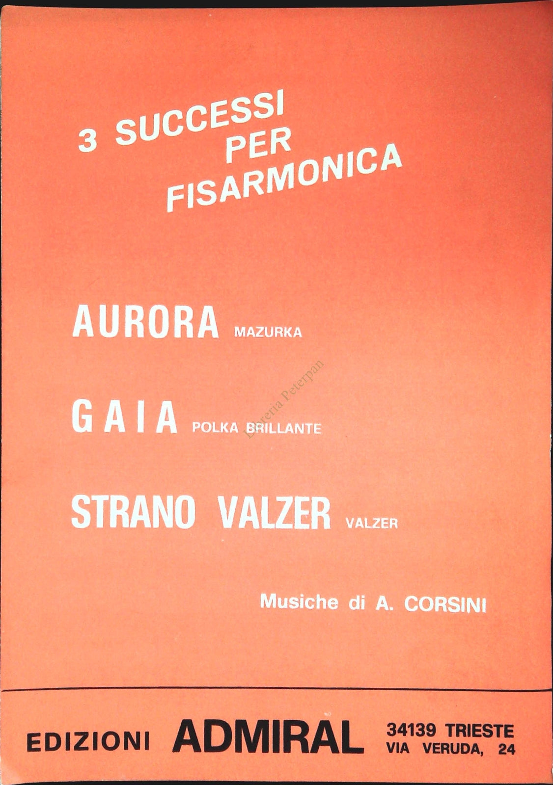 TRE BRANI PER FISARMONICA - SPARTITO-SHEET MUSIC