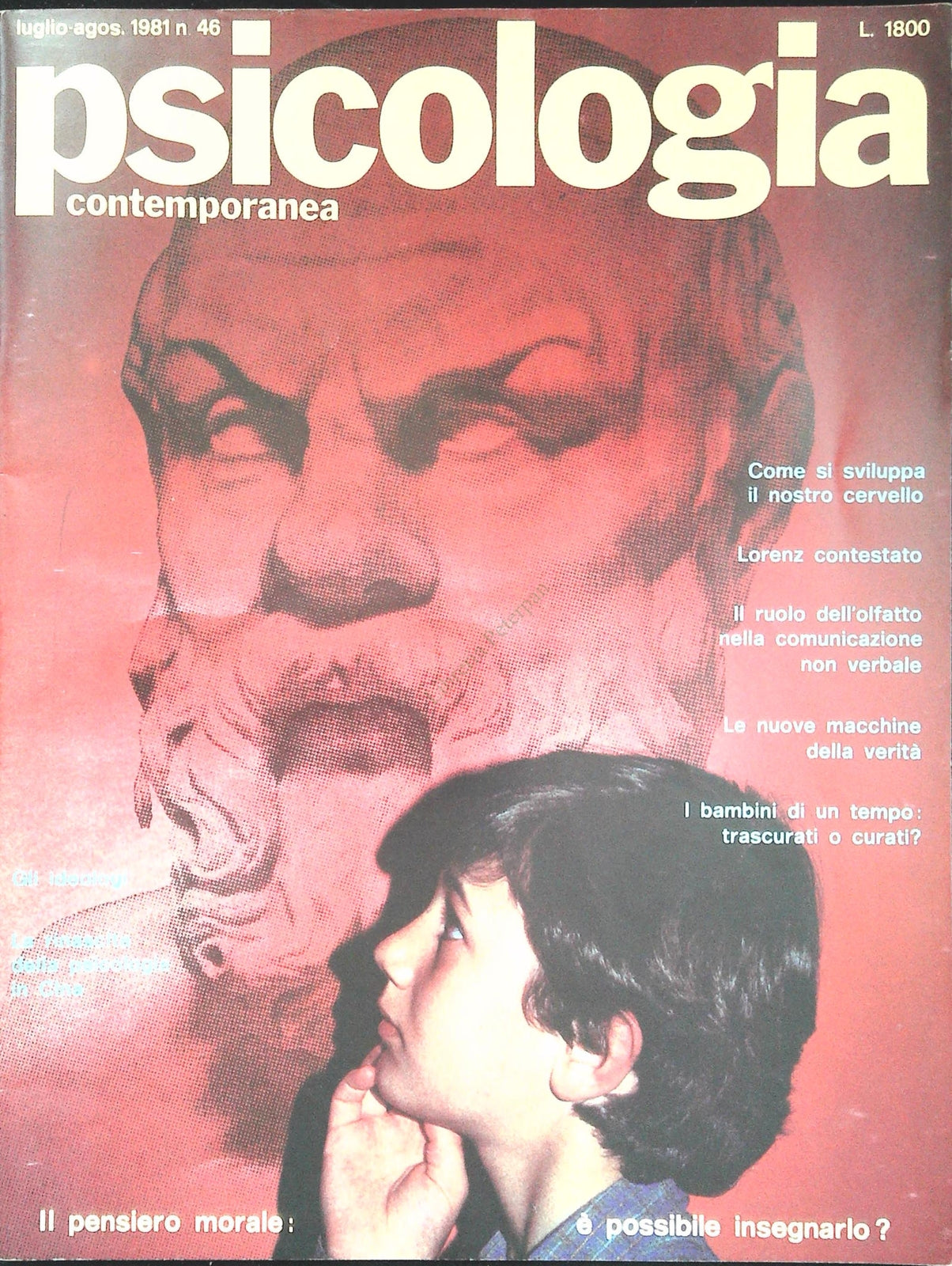 PSICOLOGIA CONTEMPORANEA N. 46 - IL PENSIERO MORALE - OUTLET DEL LIBRO