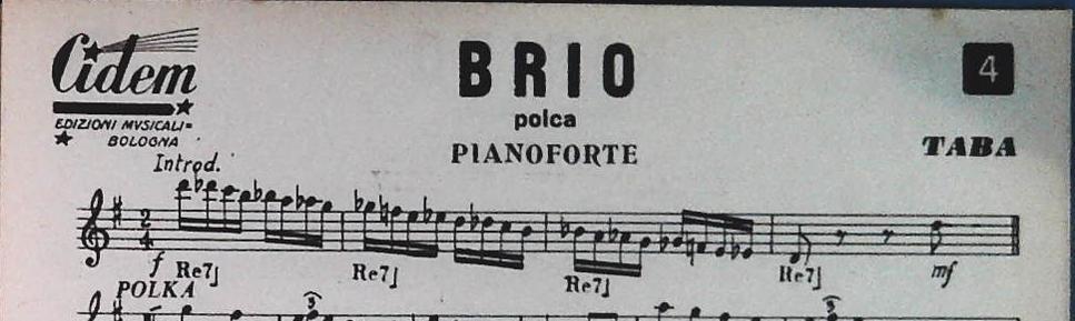 SERIE CAMPAGNOLA - 4 BRANI - SPARTITO-SHEET MUSIC