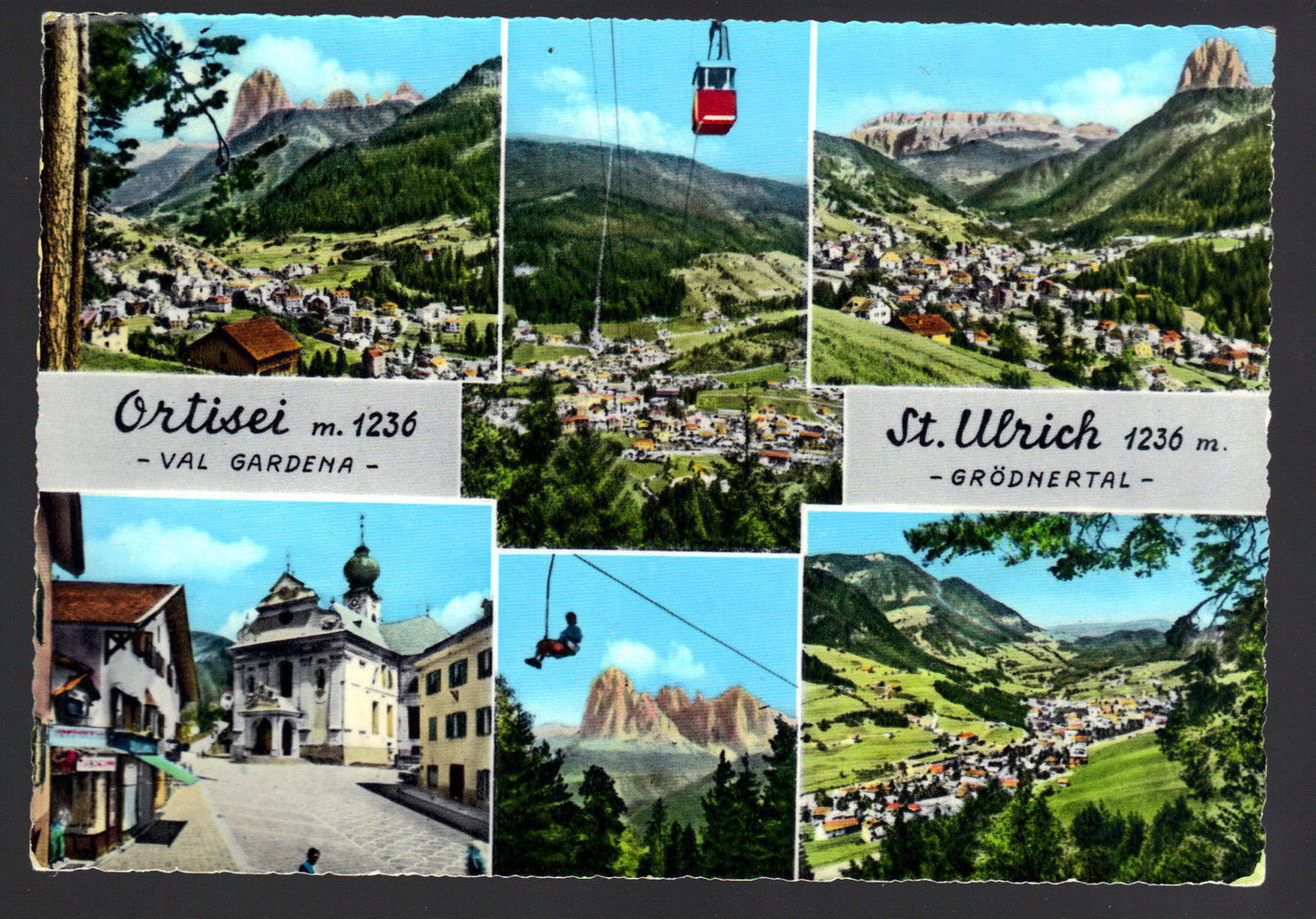 ORTISEI - ST. ULRICH - 6 VEDUTE - NV