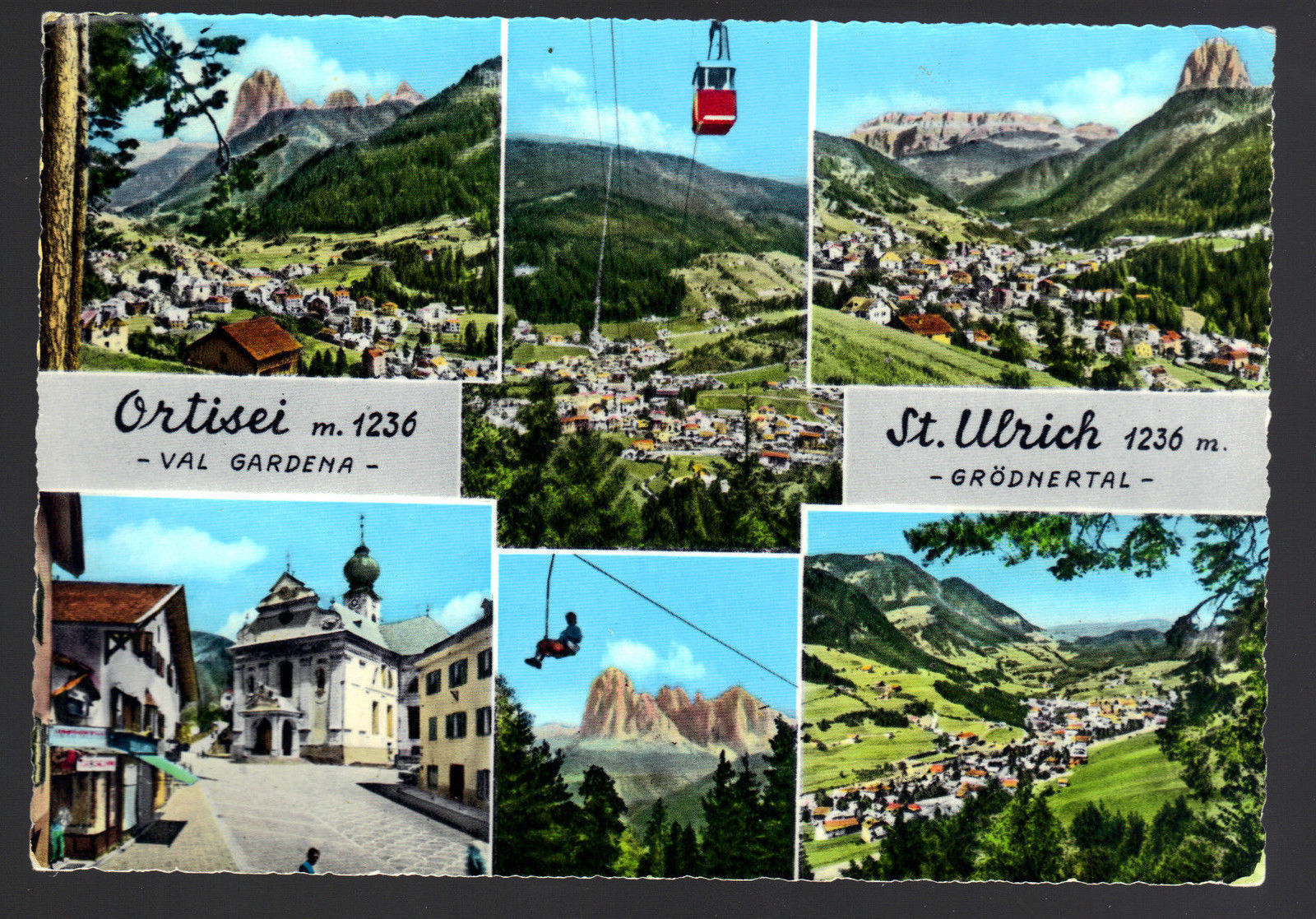 ORTISEI - ST. ULRICH - 6 VEDUTE - NV
