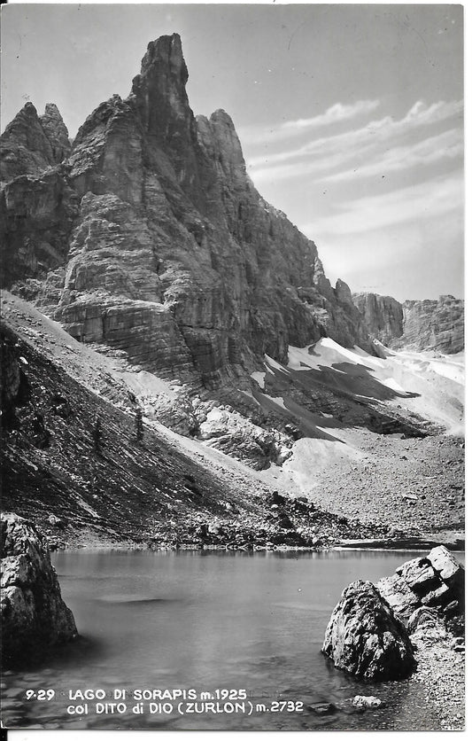 LAGO DI SORAPIS COL DITO DI DIO - V1958