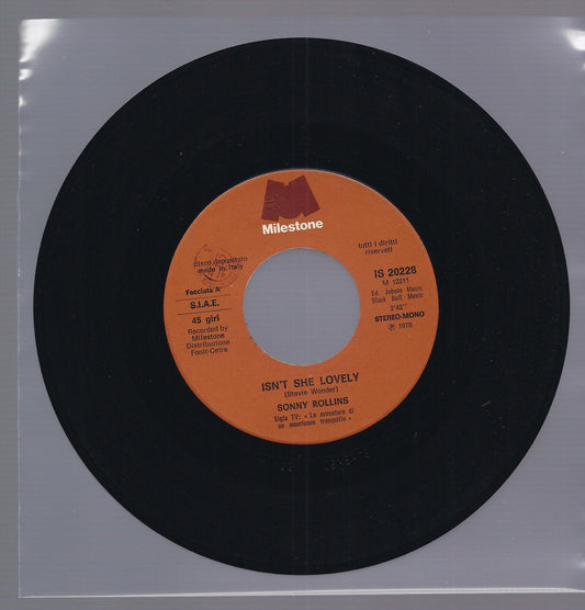 ISN'T SHE LOVELY - MY ONE AND ONLY LOVE == SONNY ROLLINS